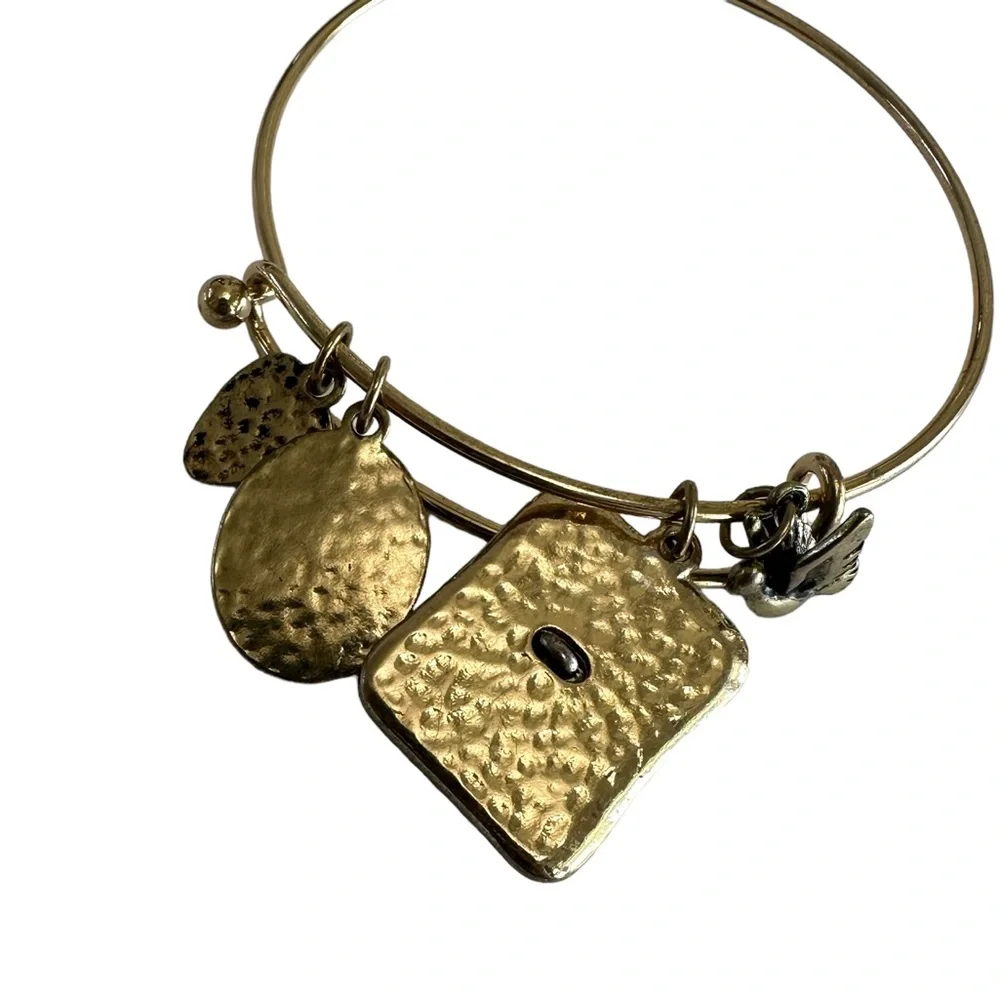 Clearance Sale - Inspirational Jewelry Charm bracelet tree heart dove bangle